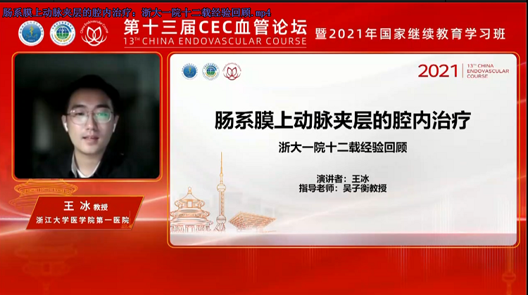 肠系膜上动脉夹层的腔内治疗：浙大一院十二载经验回顾-王冰