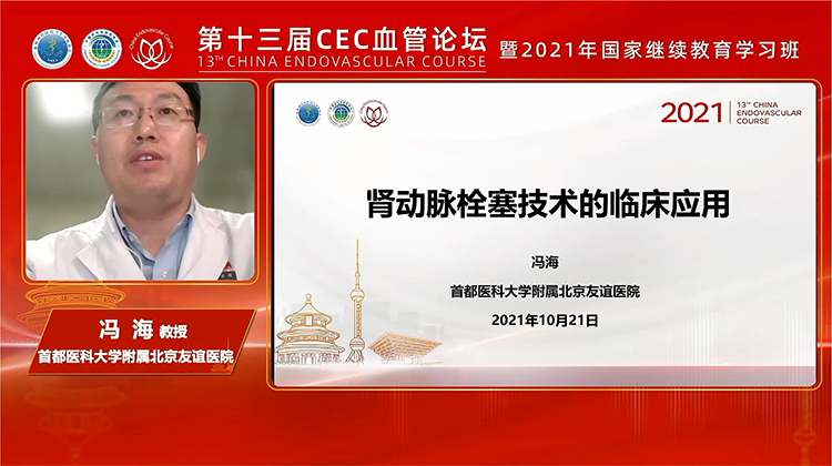 栓塞技术在肾动脉疾病中的应用-冯 海