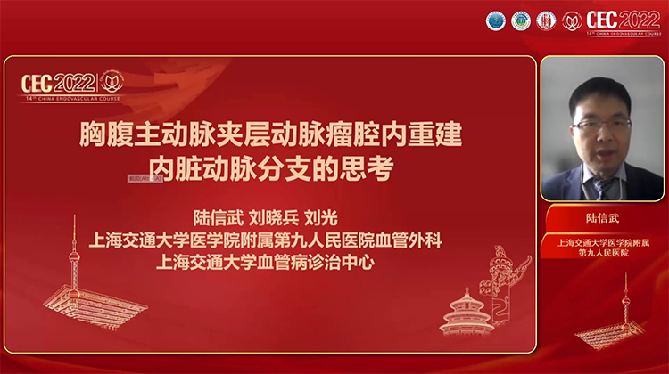 主动脉夹层动脉瘤全腔内重建内脏动脉的问题和思考-陆信武