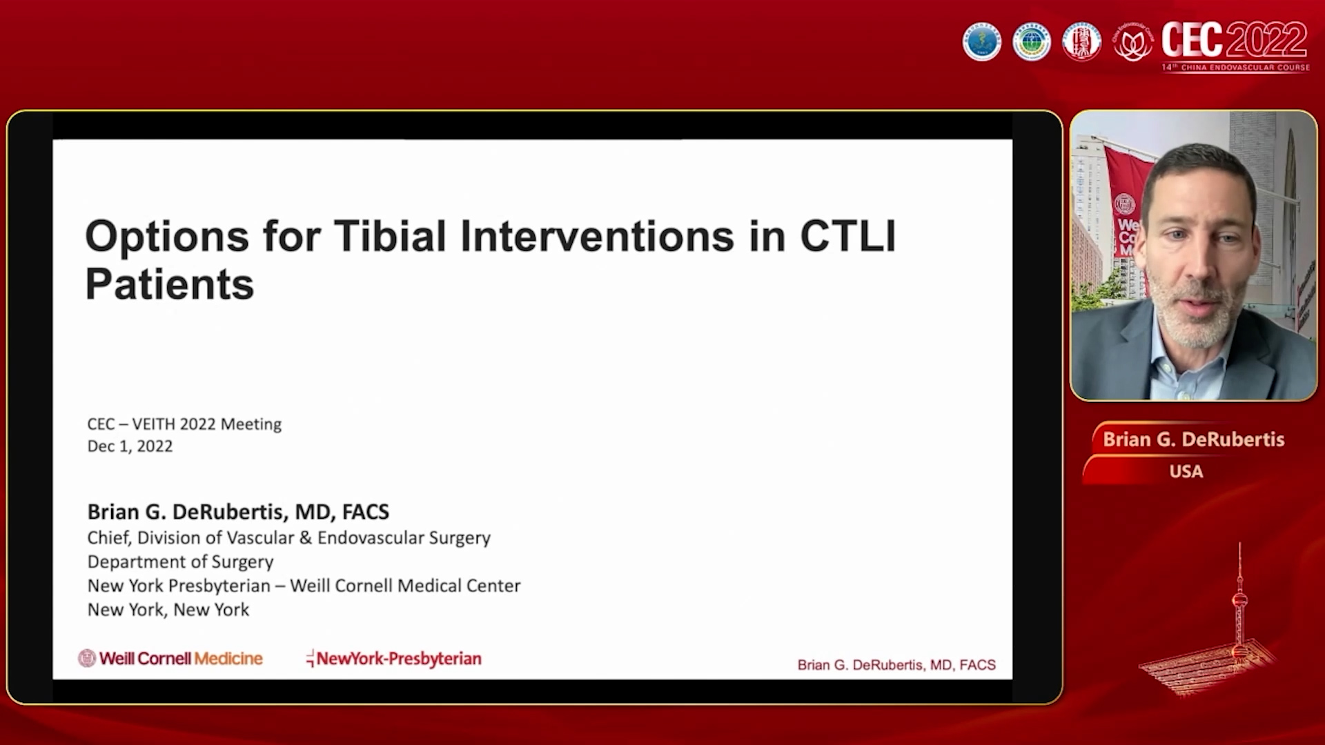 Options for Tibial Intervention in CLTI Patients Current and Emerging Technology-Brian G. DeRubertis