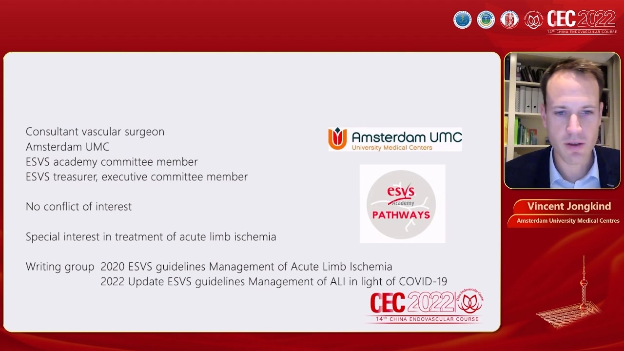 Shortcoming of Thrombolysis and Real World Data from PROMOTE-ALI and Importance of Collaborative Research-Vincent Jongkind