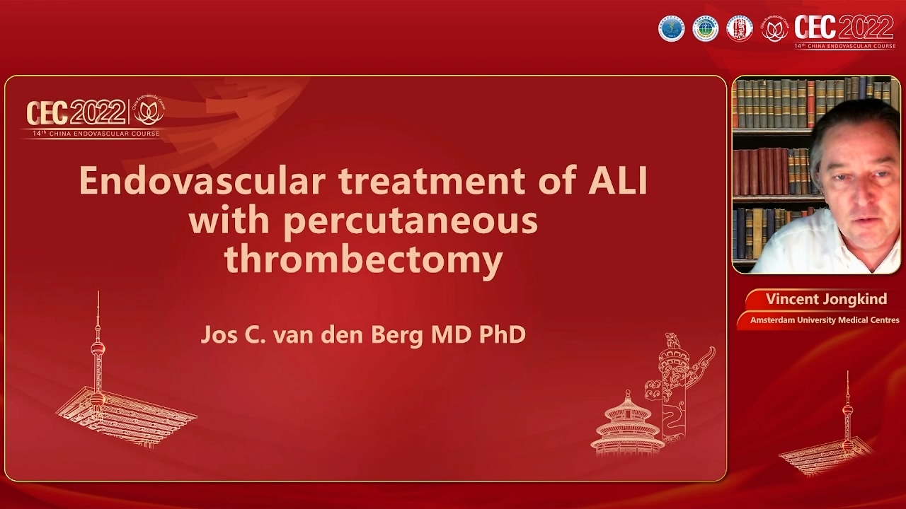 Endovascular Treatment of ALI with Percutaneous Thrombectomy-Josua van den Berg