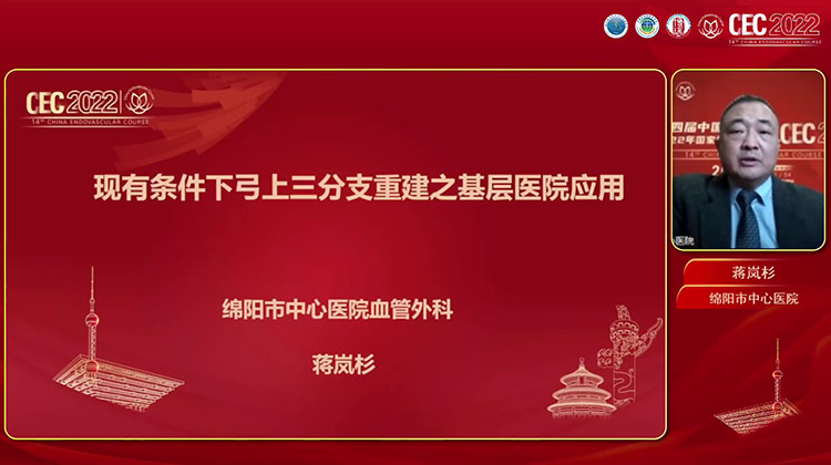 现有条件下弓上三分支重建之基层医院应用-蒋岚杉